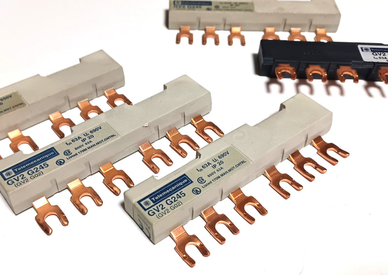 Telemecanique GV2 G245 Parallel Motor Starter Busbar Art. 055595 ( Lot of 5 )