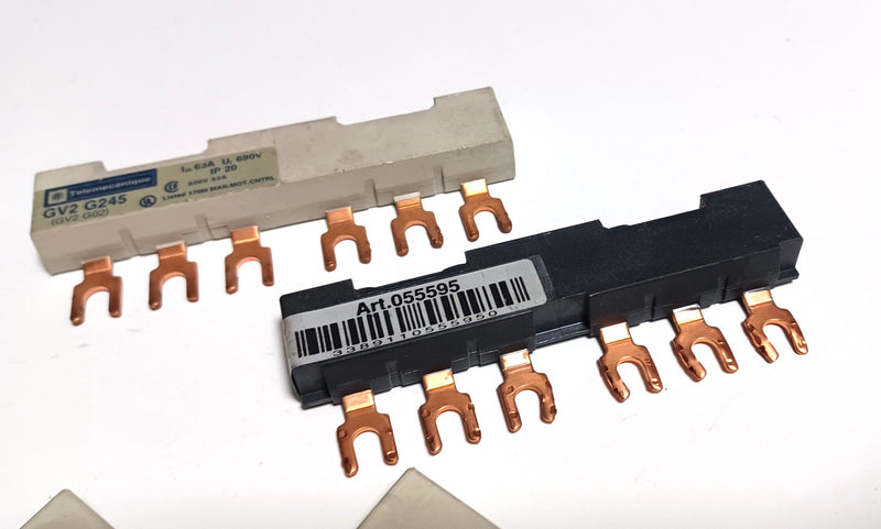 Telemecanique GV2 G245 Parallel Motor Starter Busbar Art. 055595 ( Lot of 5 )