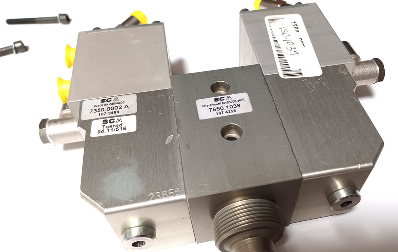 SCA Schucker 7650.1039 / 7350.0002 Dispensing Head Nozzle Assembly MVS3000-2K/U