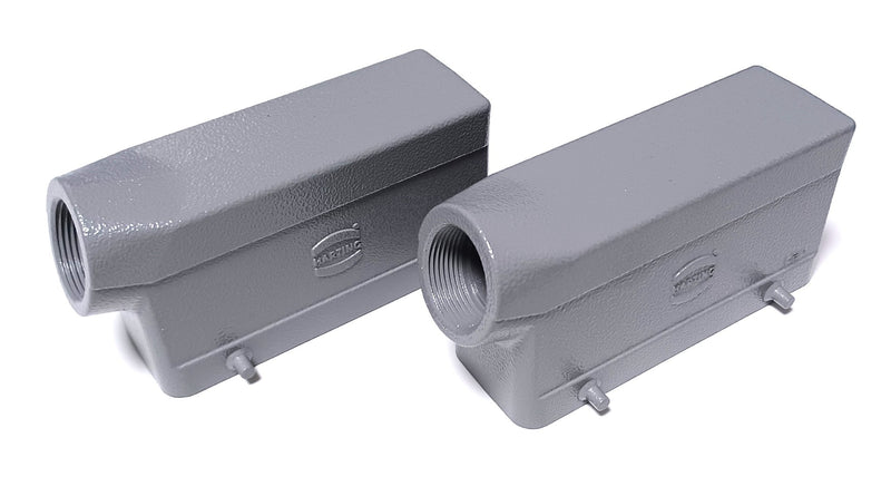 Harting Han 24B-GS-21 Side Entry Hood Art. Nr. 09300241520 ( Lot of 2 ) New