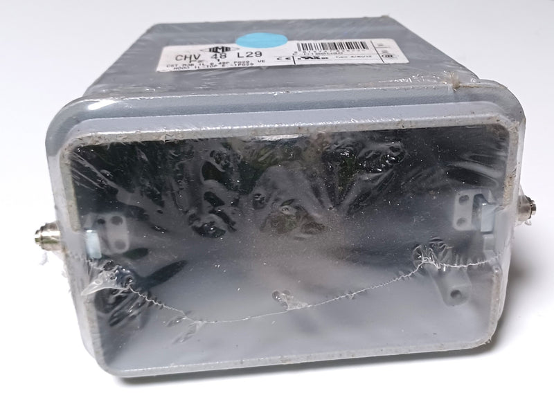 ILME CHV 48 L29 C-Type Top Cable Entry Hood w/ Two Pegs New/Sealed
