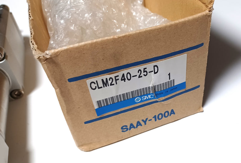 SMC CLM2F40-25-D Pneumatic Double Acting Single Rod Fine Lock Cylinder New/Box