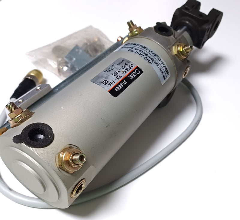 SMC CKP1A50-75Y-P74-376S-X738 Pneumatic Clamp Cylinder Bore: 50mm Stroke: 75mm