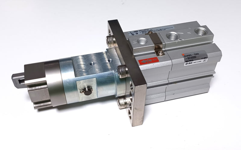 SMC CLKQ50-15AA-DCI3555I Pneumatic Pin Clamp Gripper Cylinder