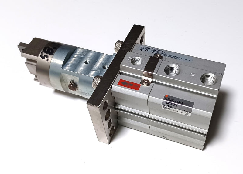 SMC CLKQ50-15AA-DCI3555I Pneumatic Pin Clamp Gripper Cylinder