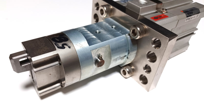 SMC CLKQ50-15AA-DCI3555I Pneumatic Pin Clamp Gripper Cylinder