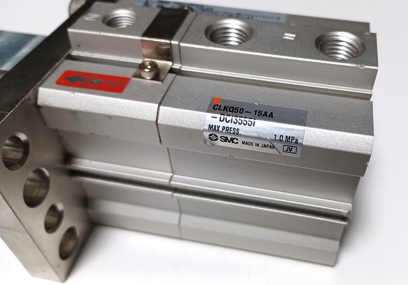 SMC CLKQ50-15AA-DCI3555I Pneumatic Pin Clamp Gripper Cylinder