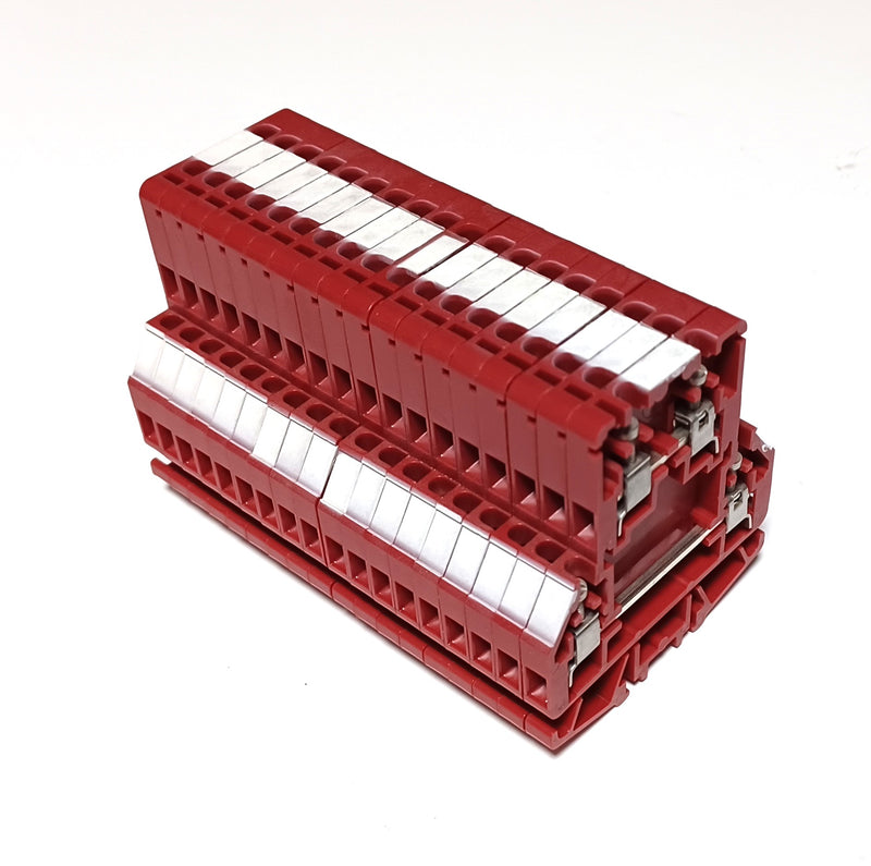Allen Bradley 1492-H2RE Style H Red Terminal Block ( Lot of 18 )