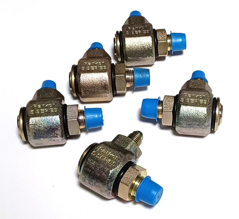 Parker S Series 360 Deg. Right Angle Hydraulic Swivel Elbow Fitting ( Lot of 5 )