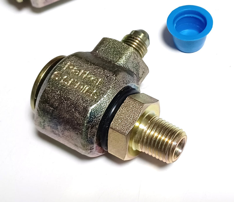 Parker S Series 360 Deg. Right Angle Hydraulic Swivel Elbow Fitting ( Lot of 5 )