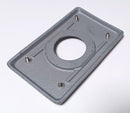 Appleton FSK-1R-Z Malleable Iron Single Gang Round Flush Receptacle Cover - New