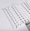 Konnect-It KN-L6X-BLNK Terminal Block Marking Tag 6 x 10 mm Blank ( Lot of 360 )