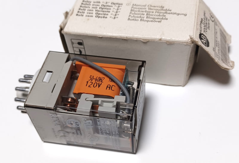 Allen Bradley 700-HA33A1 10A 120VAC 3PDT Relay Coil