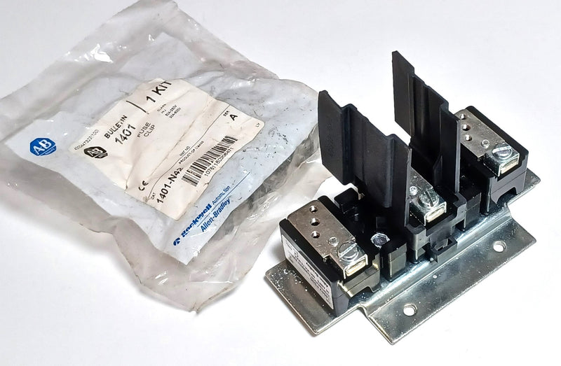 Allen Bradley 1494V-FS30 Ser.D Trailer Fuse Block Kit w/ 1401-N42 Clips