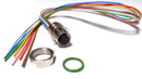 Lumberg Automation RKFPM 8/0,5 M Female M12 8-Pin Bulkhead Connector Cable Assy.