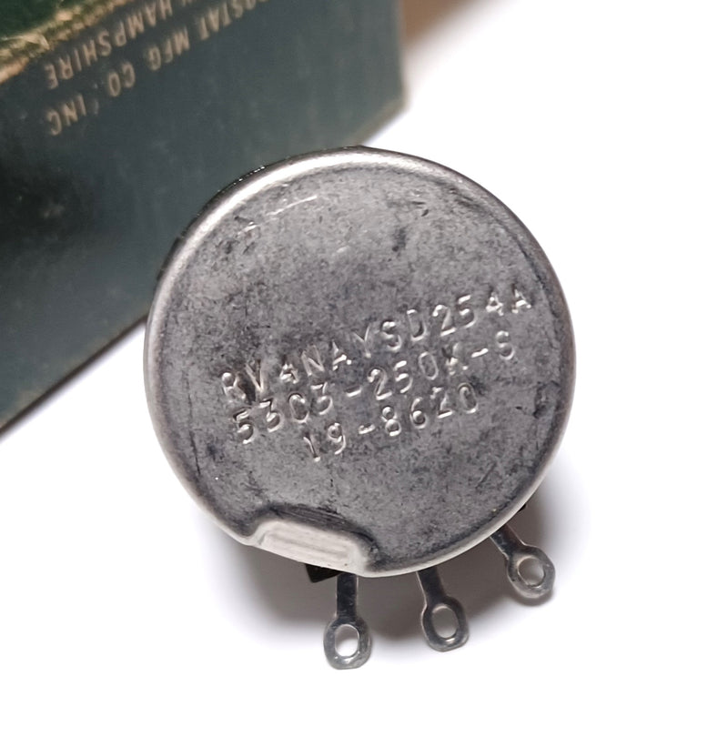 Clarostat RV4NAYSD254A Linear Potentiometer 250K Ohms 53C3-250K-S 19-8620
