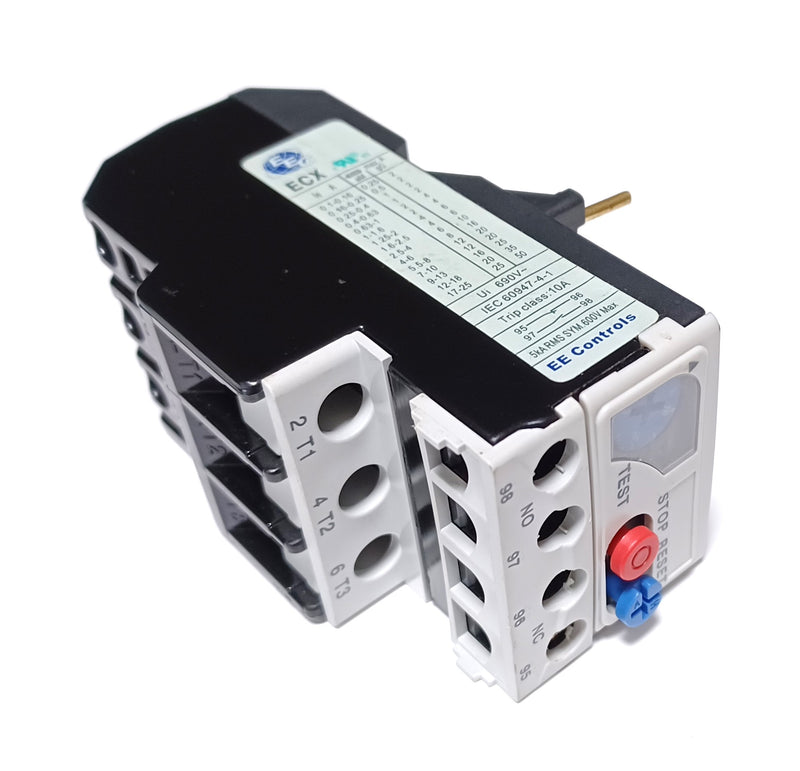 EE Controls ECX 12-18A Overload Relay New