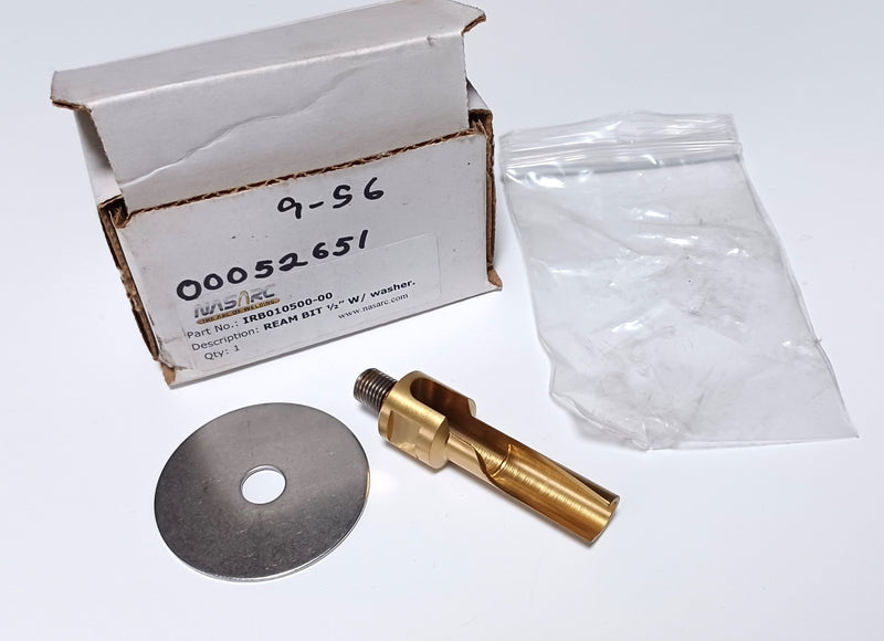 NASARC IRB010500-00 1/2" Ream Bit & Washer Intelliream Tip - New in Box