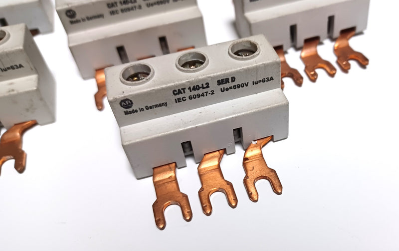 Allen Bradley 140-L2 Terminal Link 10-6AWG Line Side Feeder Busbar ( Lot of 7 )