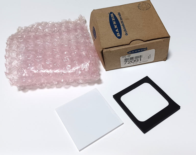 Banner PPE-RP Replacement Polycarbonate Viewport Window PresencePLUS Pro 72091