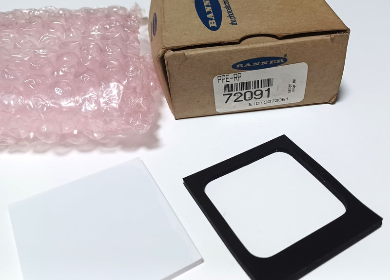 Banner PPE-RP Replacement Polycarbonate Viewport Window PresencePLUS Pro 72091