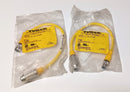 Turck RKG 4.4T-0.3-RSC 4.4T/S3060 Cordset / Cable U-44501 0.3M ( Lot of 2 )