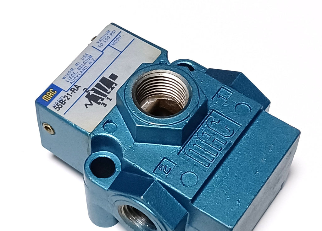MAC 55B-21-RA Remote Air Pneumatic Pilot Piston Spool 55 Series 1/4