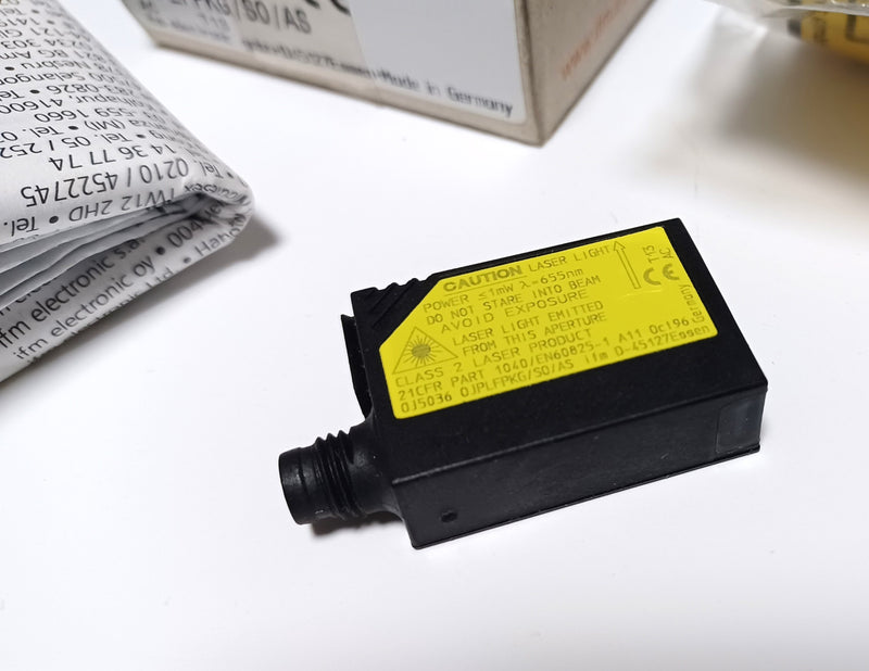IFM Efector OJ5036 Photoelectric Laser Sensor PNP RetroReflective OJPLFPKG/SO/AS