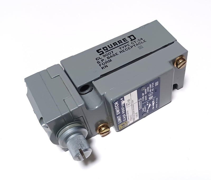 Square D 9007C54A2Y218 Heavy Duty Limit Switch & Form Y218 Turret Head - Used