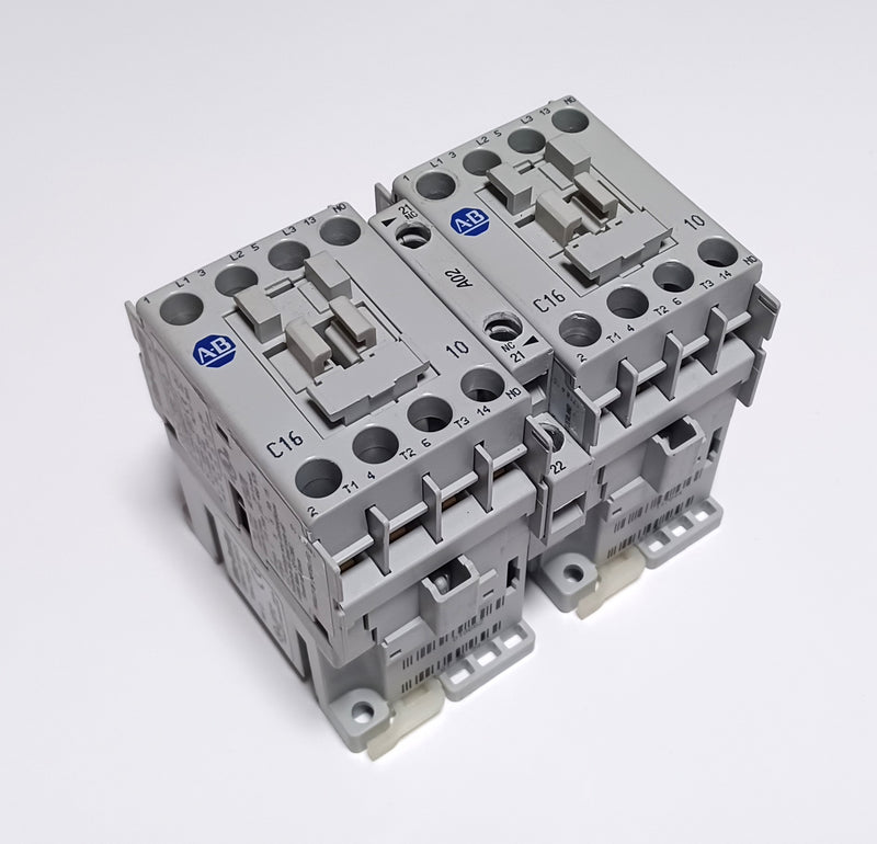 Allen Bradley 104-C16EJ22 Reversing Contactor 24VDC Coil - w/o Jumpers