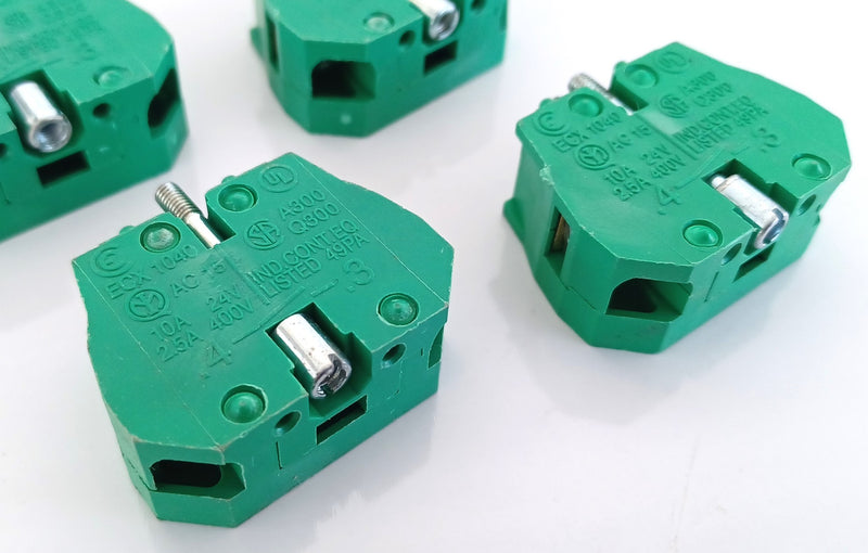 Automation Direct ECX 1040 Normally Open Contact Block ( Lot of 4 ) New