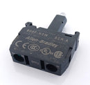 Allen Bradley 800F-N3W White LED Lamp Module Contact Block - New
