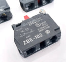 Schneider Electric ZBE-102 Normally Closed Contact Block ( Lot of 5 ) New