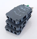 Schneider Electric ZBE-203 Dual Normally Open Contact Block ( Lot of 3 ) New