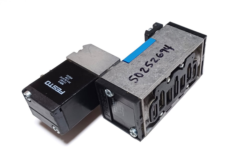 Festo MVH-5/2-D-1-C Pneumatic 24VDC Solenoid Valve 150986 MSV-3 20.4-26.4VDC