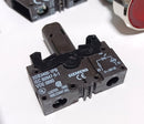 Siemens 3SB3 647-0AA21 Illuminated Red LED Flat Push Button 1-N/O 1-N/C New