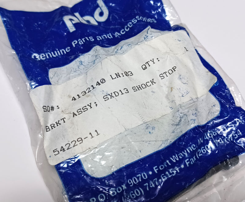 PHD SXD13 54229-11 Shock Stop Bracket Assembly New/Sealed