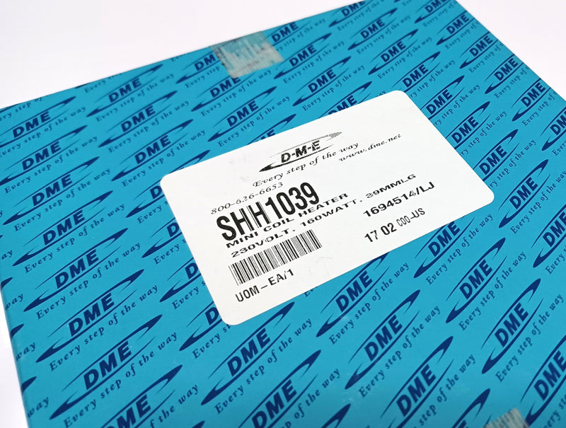 DME SHH1039 160W 230V 39MMLG Mini Coil Heater for Injection Molding- New/Sealed