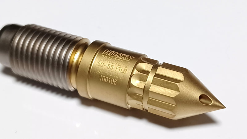 Husky 2046378-2 Hot Runner Nozzle Tip Gold 50-55 FTLB (68-75 Nm) 100106 - New