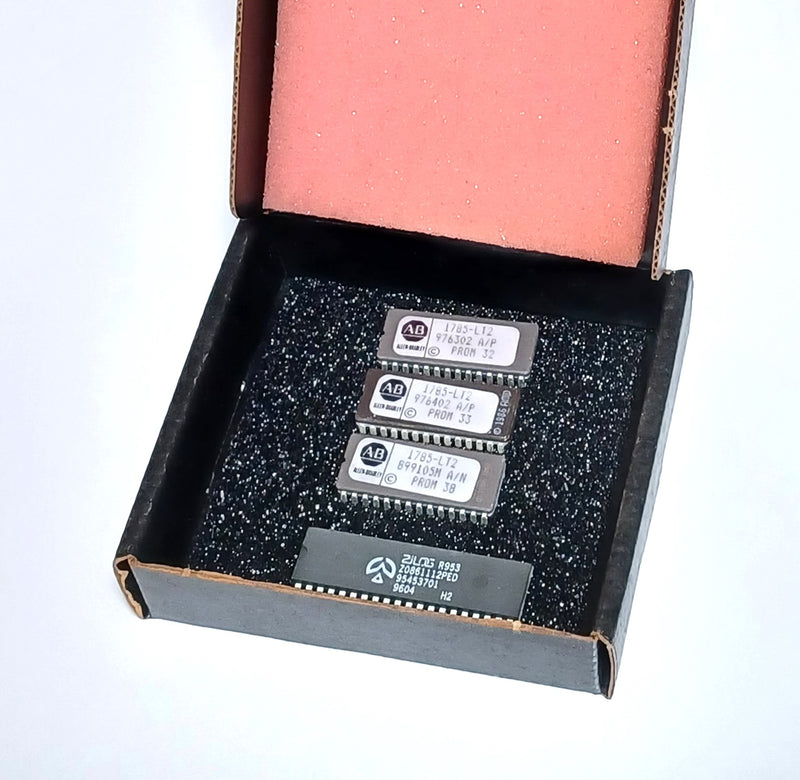 Allen Bradley Controller F1785-LT2/A IC Chip Kit (3) 1785-LT2 & (1) Z0861112PED