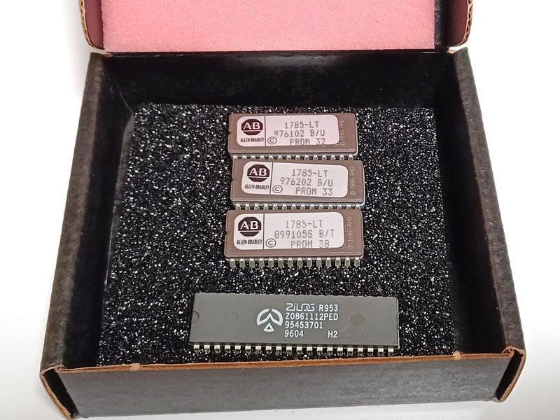 Allen Bradley Controller F1785-LT/B IC Chip Kit (3) 1785-LT & (1) Z0861112PED