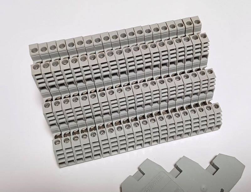 Allen Bradley 1492-WTS3 Gray Terminal Block ( Lot of 21 ) New