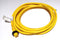 Cooper 5000109-5CN 3-Pin Female 600V 13A 16AWG STOW Yellow 3M Power Cable - New