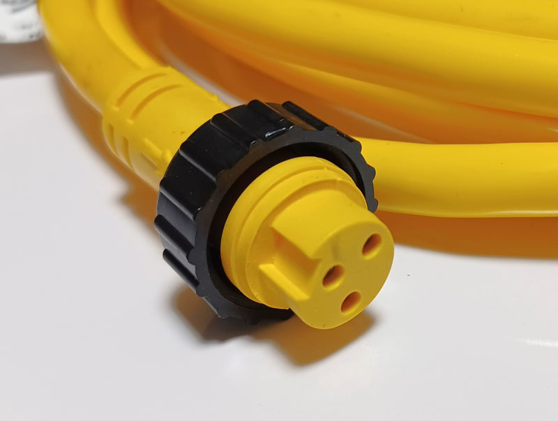 Cooper 5000109-5CN 3-Pin Female 600V 13A 16AWG STOW Yellow 3M Power Cable - New
