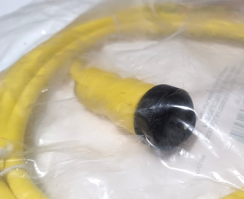 Allen Bradley 889N-F3AEA-6F 3-Pin Straight AC 10A 300V 6' Yellow Cable - New
