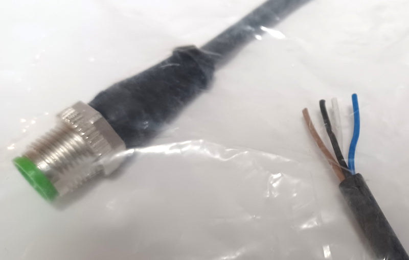 Murr 7000-12021-6140300 M12 Male - Flying Leads 3m 4-Pin Sensor Cable - New