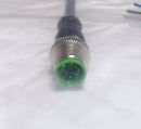 Murr 7000-12021-6140300 M12 Male - Flying Leads 3m 4-Pin Sensor Cable - New