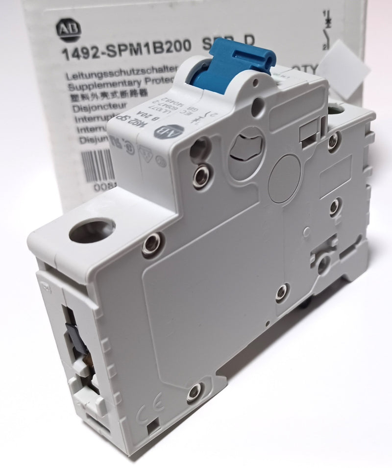 Allen Bradley 1492-SPM1B200 Ser.D 1492-SP 20A Circuit Breaker - New