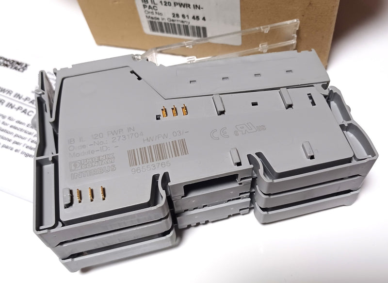 Phoenix Contact IB IL 120 PWR IN-PAC InLine Terminal Block Module 2861454