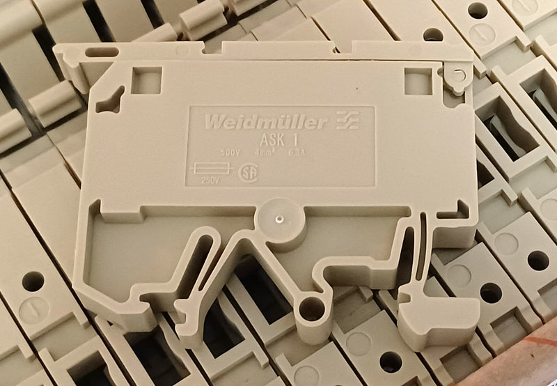 Weidmuller 0474560000 ASK 1 /EN Fuse Terminal SAK 300V 6.3A 26-12AWG New-Box 100